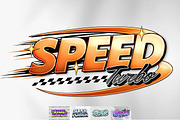 Retro Chrome Typography Text Effect, a Layer Style Add-On by Matsero (Thumbnail 1 of 4)