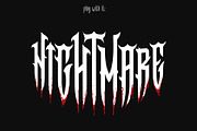 DarkBlades, a Font by Sentavio (Thumbnail 11 of 12)