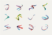 12 creative multicolored waves, an Object Graphic by Ruliz (Thumbnail 3 of 3)