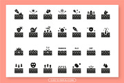 Skin Care Solid and Line Icons Set, a Solid Icon by Vector Creator (Thumbnail 4 of 4)