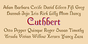 Cuthbert, a Font by Ingrimayne Type (Thumbnail 4 of 7)