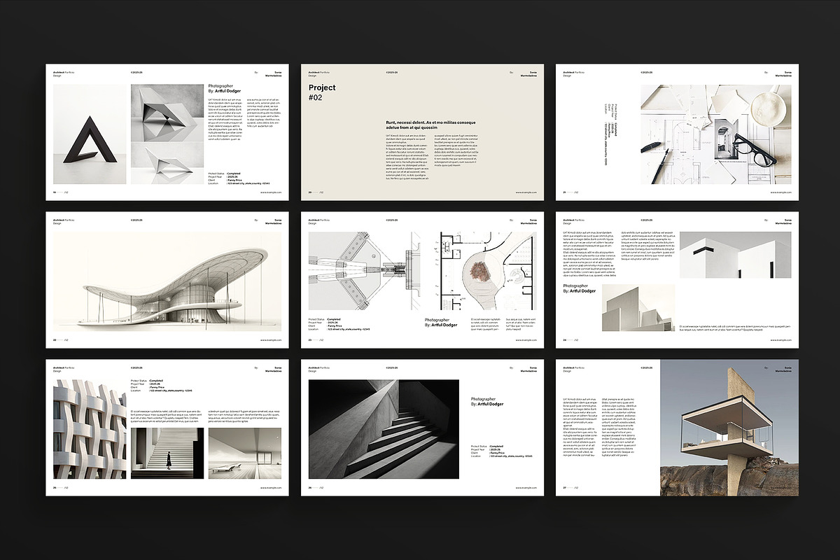 Architecture Presentation Template, a Presentation Template by ArtisanaAura (Photo 6 of 9)