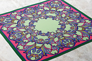 Mint & Amethyst Paisley Scarf, an Object Graphic by ilustrinna (Thumbnail 7 of 7)