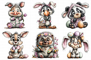 Quirky Easter Animals Clipart, an Illustration by Daily.Designs (Thumbnail 7 of 7)