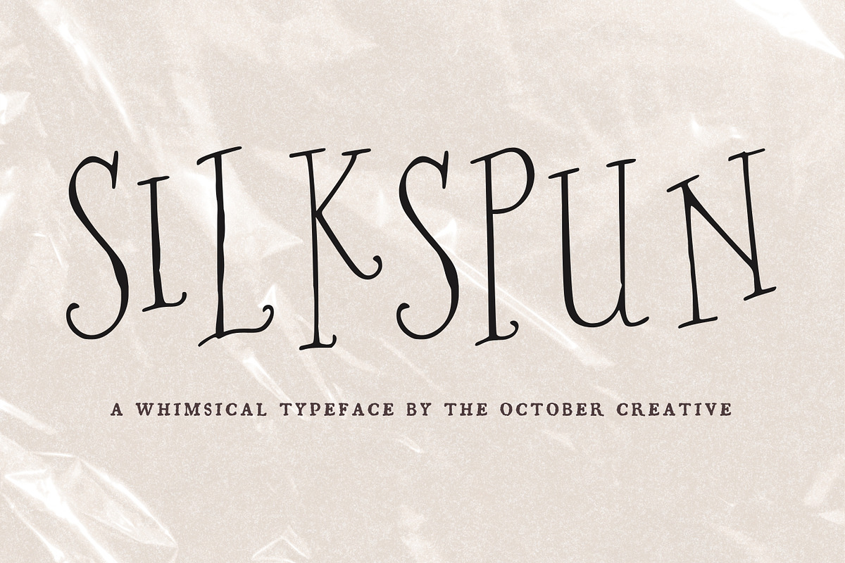 Silkspun Condensed Serif Font, a Serif Font by The October Creative (Photo 1 of 8)