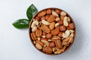 Mix of nuts stock photo containing nuts and mixed