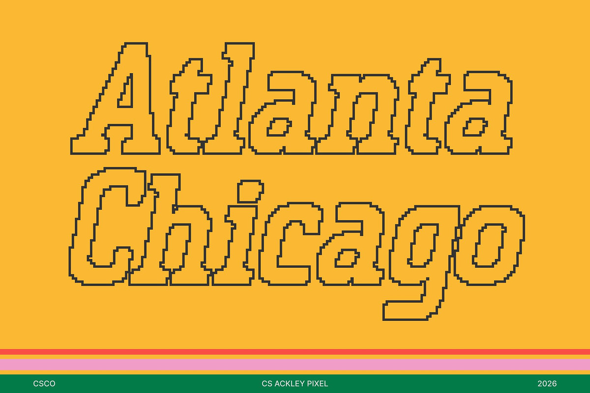 CS Ackley Pixel, a Slab Serif Font by Craft Supply Co. (Photo 5 of 8)