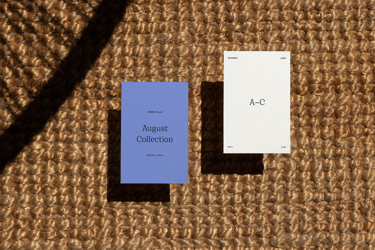 Business Card Mockup Set (3), a Templates & Theme by StudioModra (Photo 5 of 6)