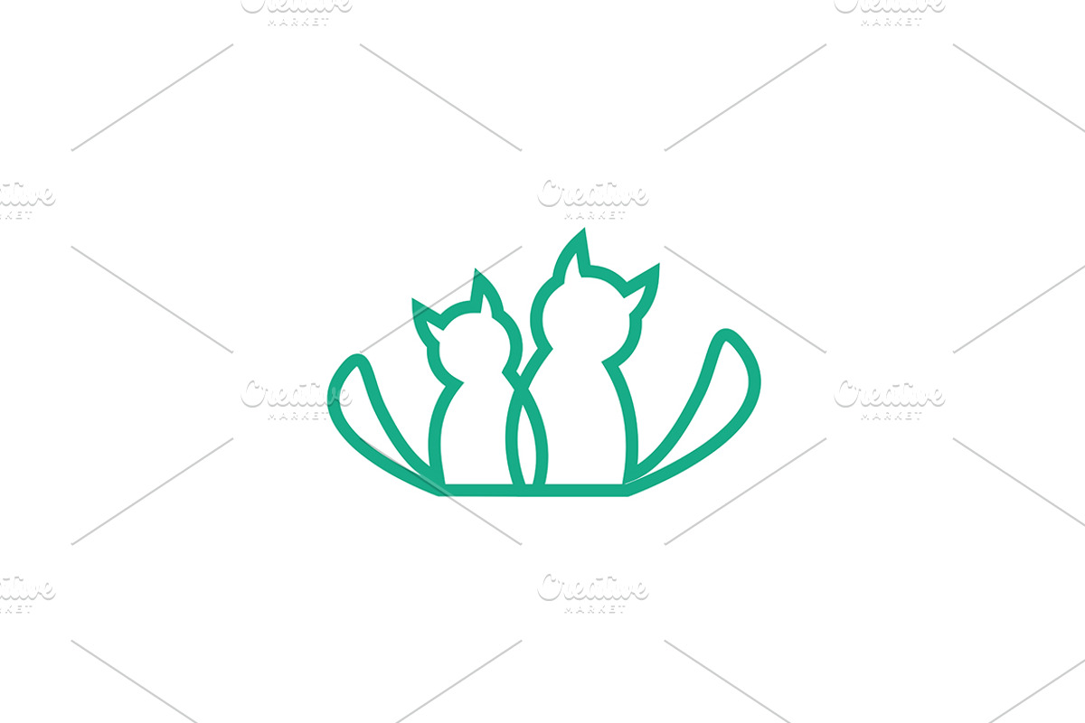 20 Logo Cat Templates Bundle, a Branding & Logo Template by Friendesigns (Photo 14 of 21)