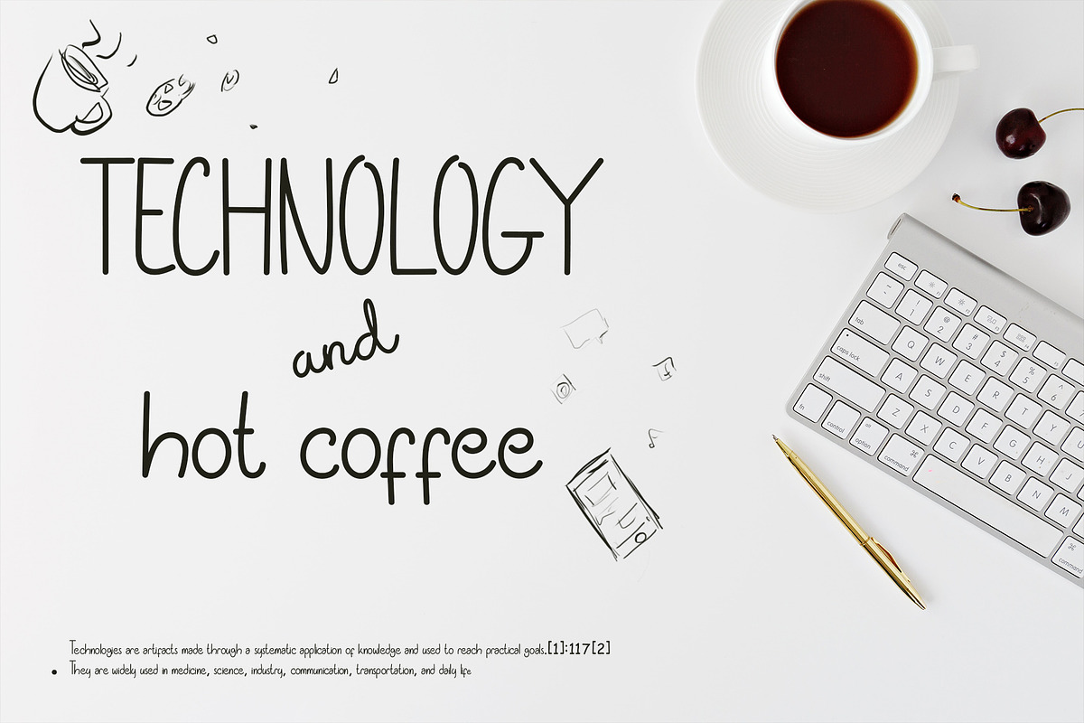 Geometi Ellia - Dual Handwritte Font, a Script Font by Artnivora.Std (Photo 5 of 7)