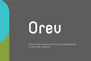 Orev (Update v1.1), a Sans Serif Font by Typesketchbook Foundry (Thumbnail 1 of 5)