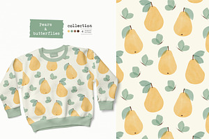 Pears & Butterflies