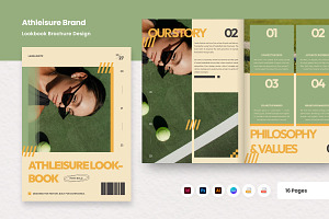 Lauda – Athleisure Lookbook Brochure, a Brochure Template by productype1
