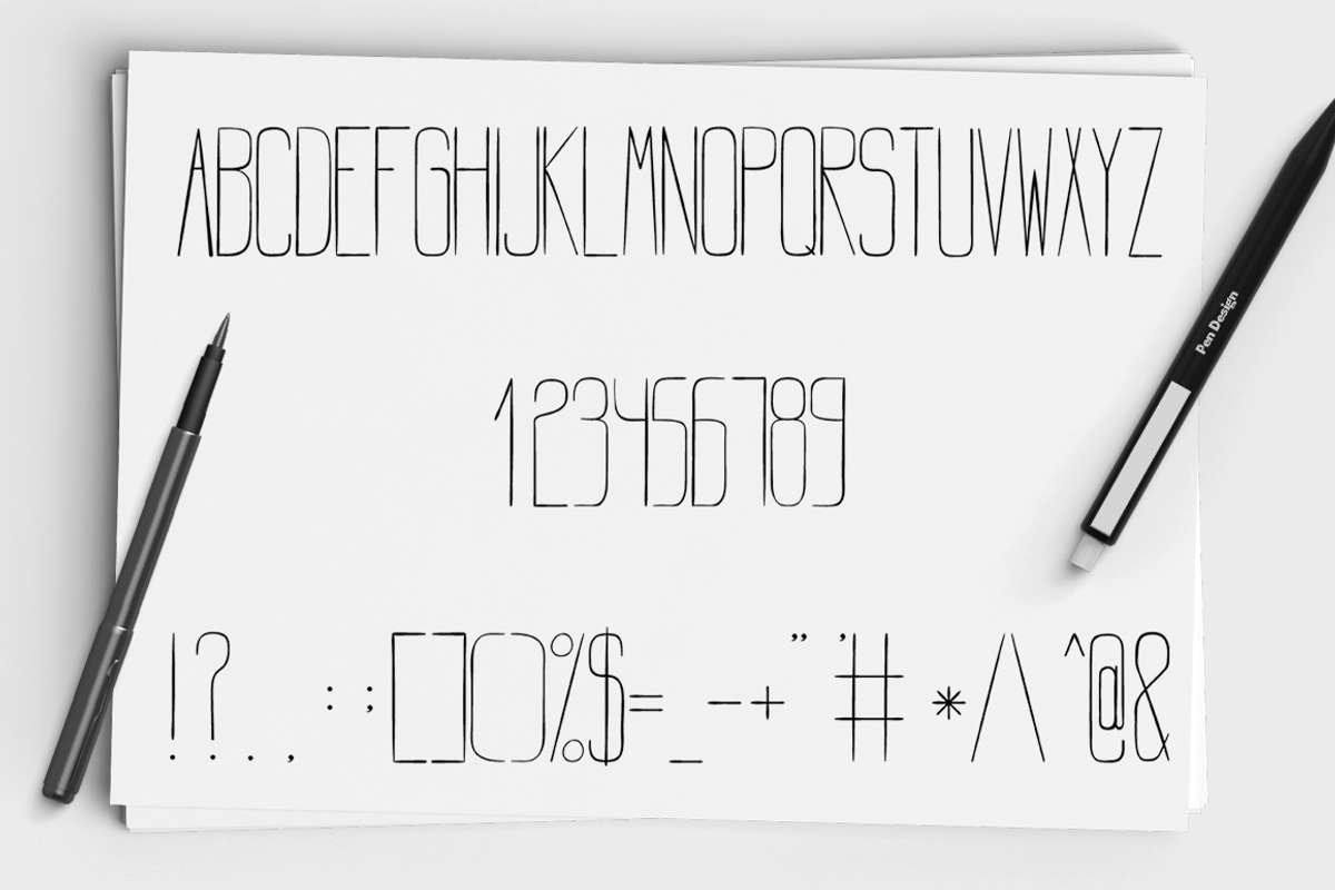 LENGTHY | All Caps Brush Font preview 3