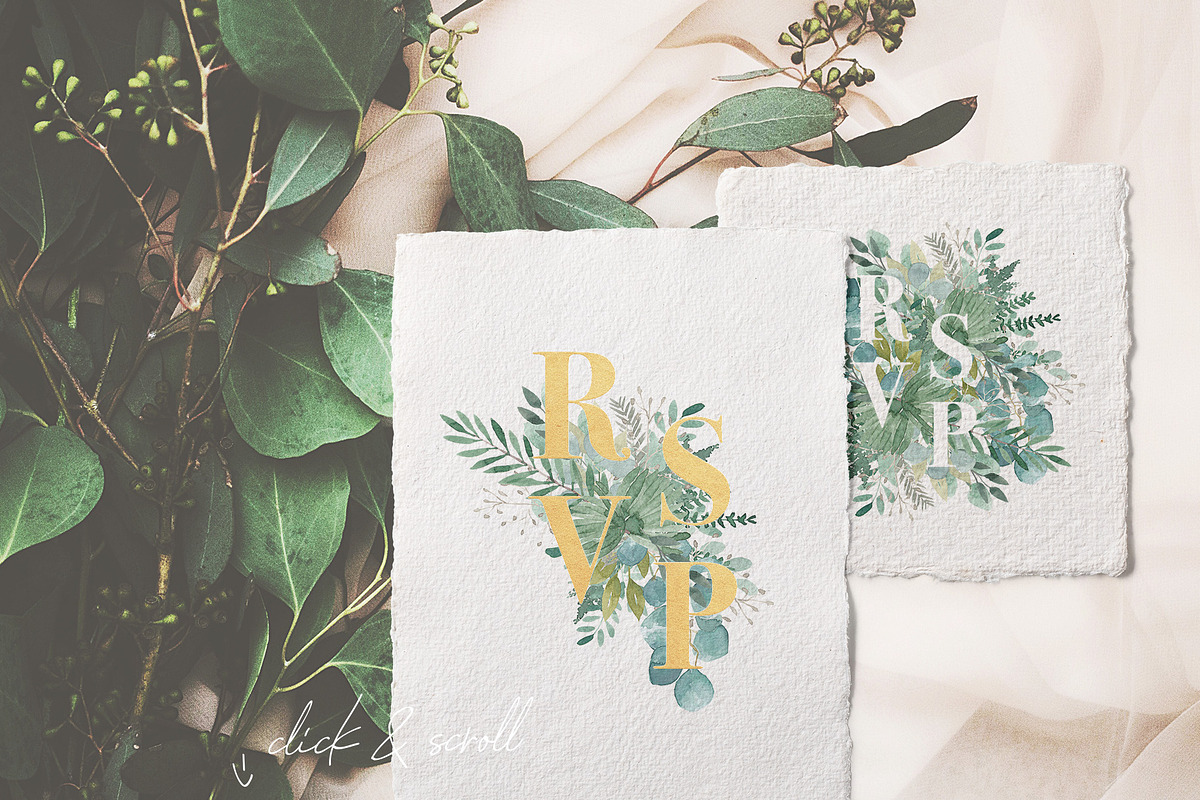 Handmade Foliage watercolour herbs, an Illustration by January Bloom (Photo 7 of 13)