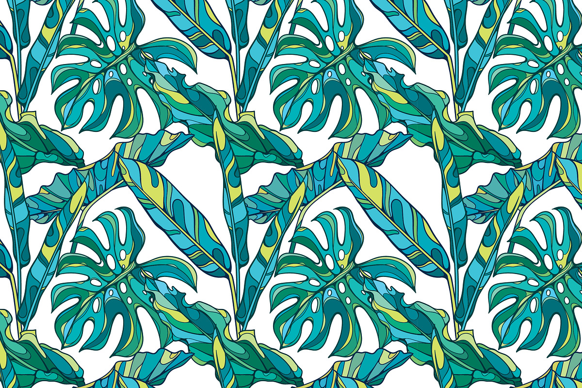 Seamless tropical patterns, a Pattern Graphic by Purple Platypus (Photo 3 of 7)