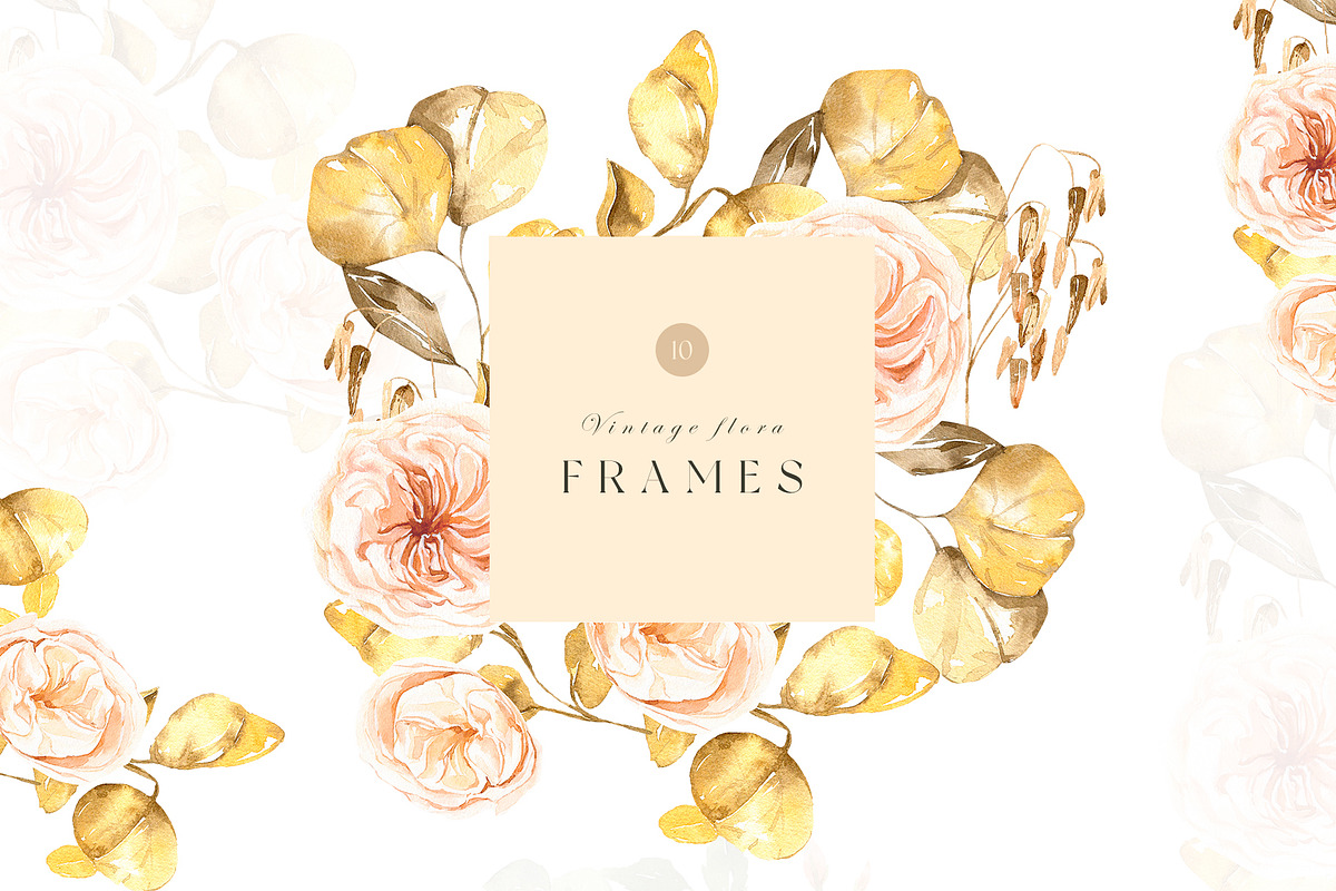 Watercolor wedding flowers, a Seasonal Illustration by MariGraphic boutique (Photo 6 of 10)