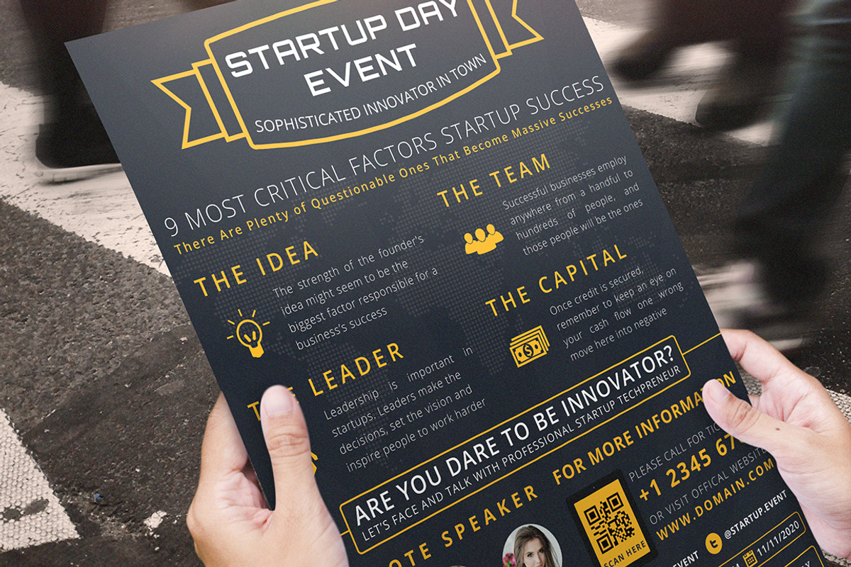 Startup Day Event Flyer, a Flyer Template by Affantjie Photowork (Photo 5 of 5)