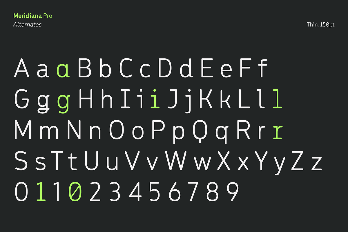 Meridiana Pro, a Sans Serif Font by Unio Designs (Photo 3 of 12)