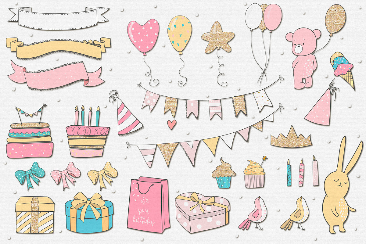 Happy Birthday, an Illustration by clipick (Photo 2 of 5)