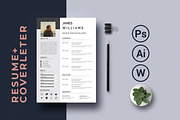Professional Resume CV Template, a Resume Template by Blackcloud_Creations (Thumbnail 8 of 8)
