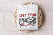 Cozy Town Christmas PNG, Retro, an Illustration by SharpMarketplace (Thumbnail 7 of 9)