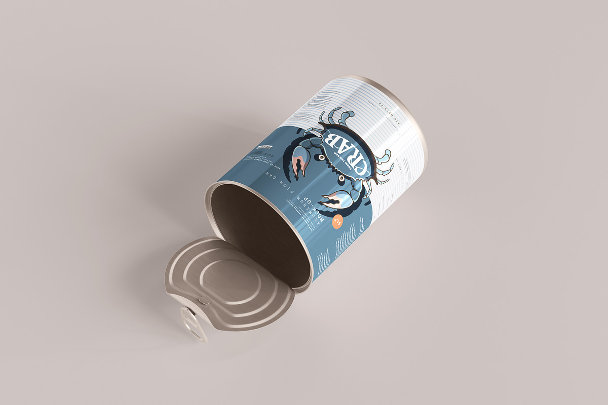 Aluminum Food Can Mockups - Large, a Cups & Container Mockup by pmvch (Photo 4 of 31)