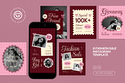 Fashion Sale Instagram Template, a Social Media Template by graphicook (Thumbnail 1 of 3)