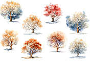 Watercolor clipart, Christmas png, an Object Illustration by KomtsyanTatyanaArt (Thumbnail 6 of 8)