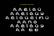 Visconti - Futuristic Font, a Sans Serif Font by Iqsiart Studio (Thumbnail 3 of 9)