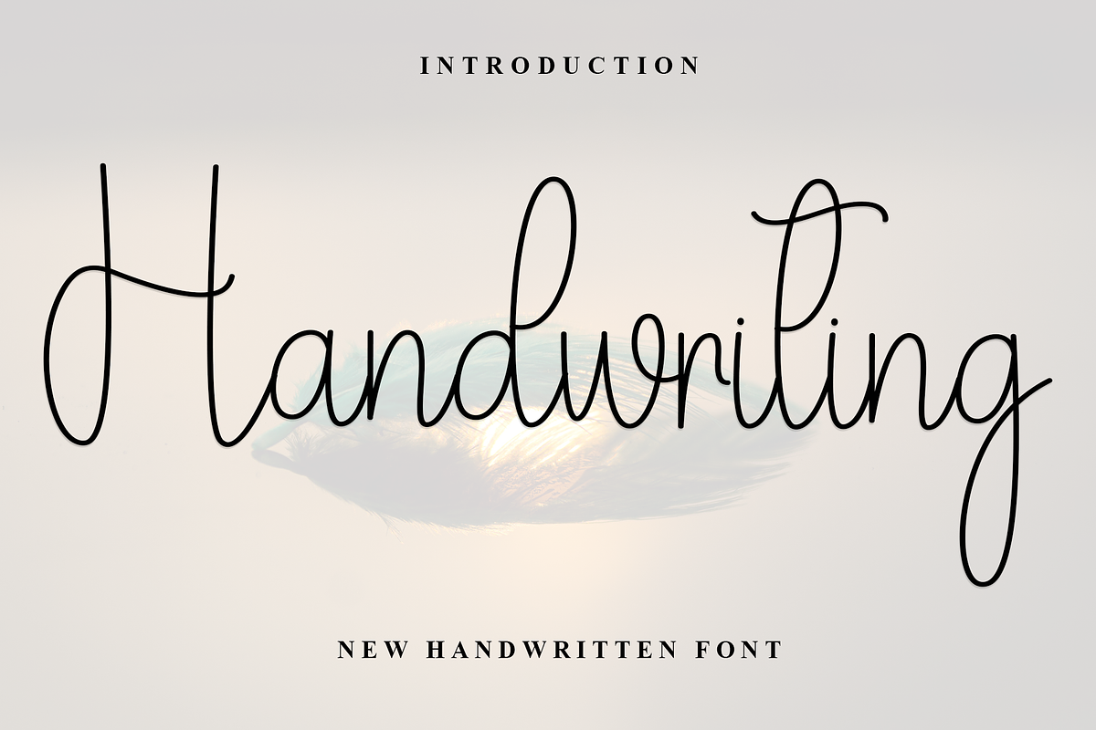 Handwriting, a Handwritten Font by FreshTypeINK (Photo 1 of 8)