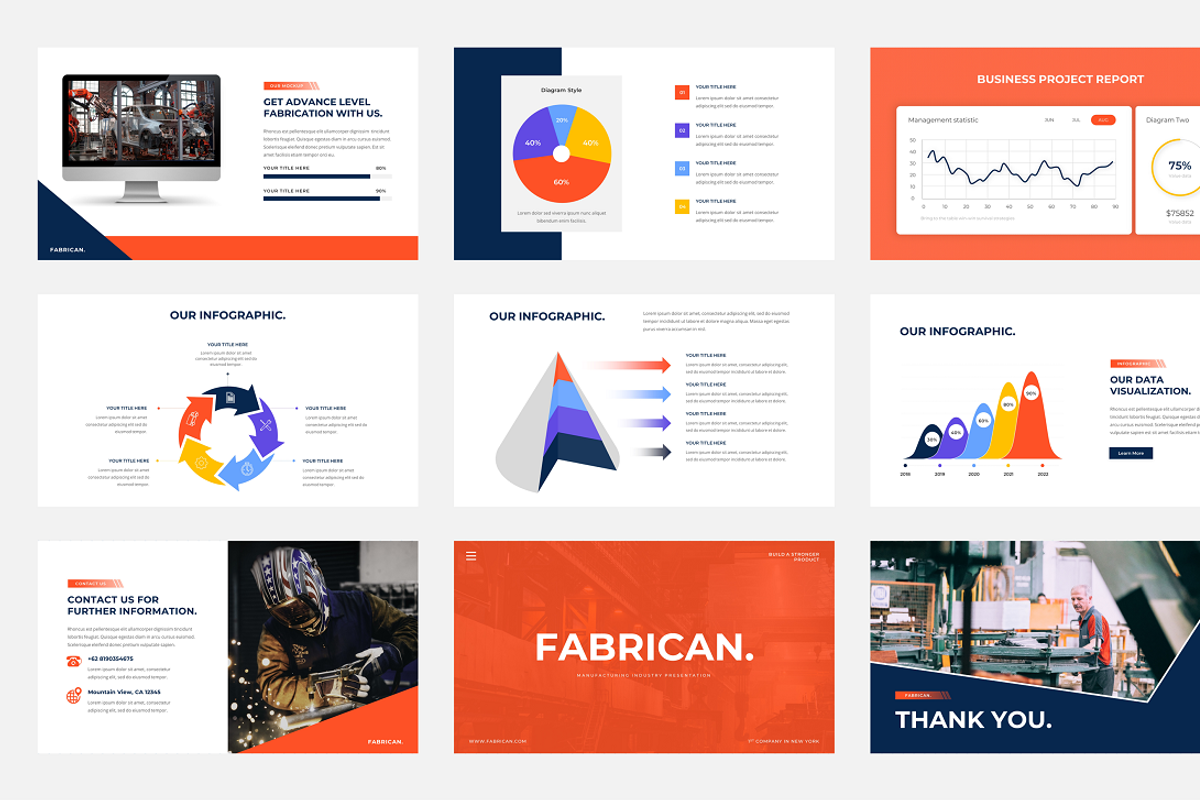 Fabrican - Manufacturing Industry, a Presentation Template by Biwarastudio (Photo 5 of 5)
