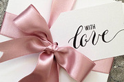 With Love, Printable Gift Tags, an Illustration by Irina Vascovet (Thumbnail 1 of 2)