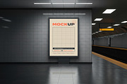 Subway Station Billboard Mockups, a Mockup by Luuqas Design (Thumbnail 9 of 11)