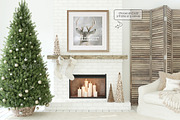 RUSTIC CHRISTMAS Frames Mockup, a Poster Template by MyHomeMockups (Thumbnail 3 of 7)