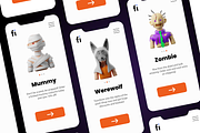3D Halloween Icons, a 3D by Flat Icons (Thumbnail 3 of 8)