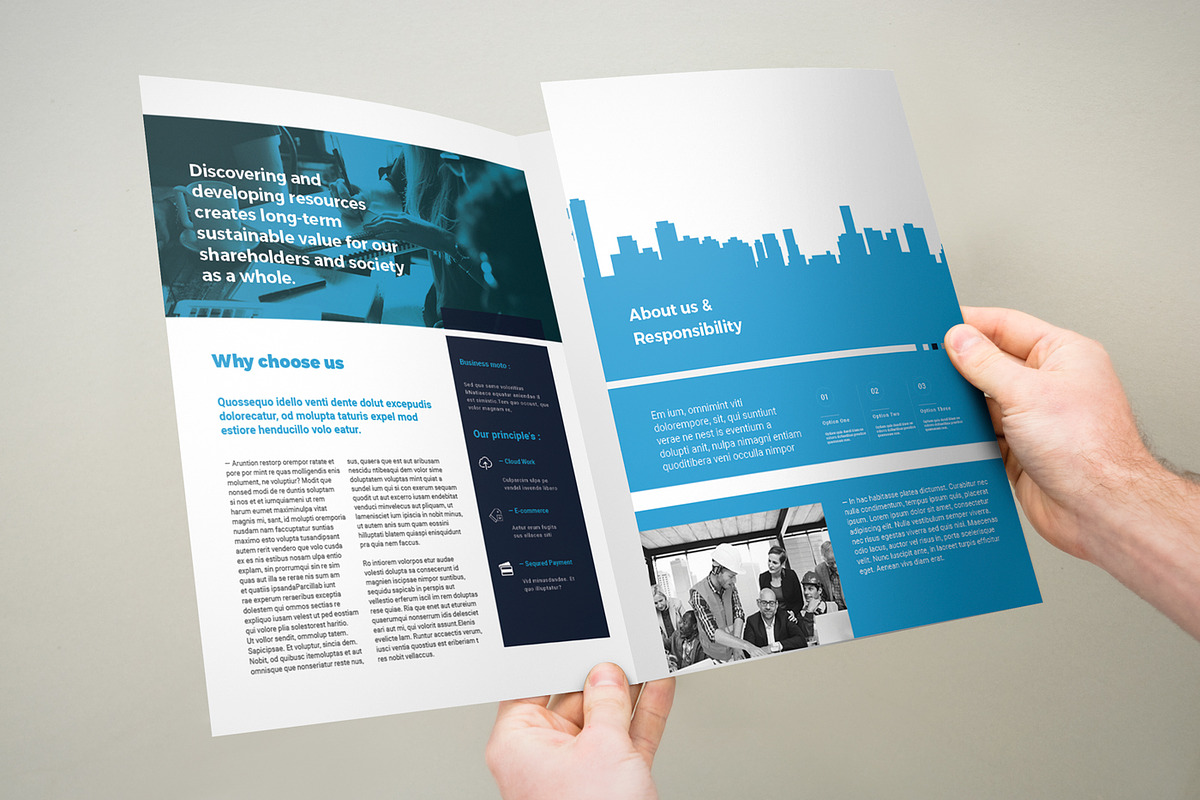 3xA4 Unite Trifold Brochure, a Brochure Template by Elite_Standard (Photo 3 of 6)