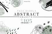Abstract Watercolor Shapes | Green, a Texture Illustration by agarimoestudio (Thumbnail 1 of 9)