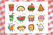 Food Doodle Toolkit, a Food Illustration by Manudesign (Thumbnail 2 of 5)