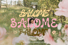 BALOME | Curvy Display Font