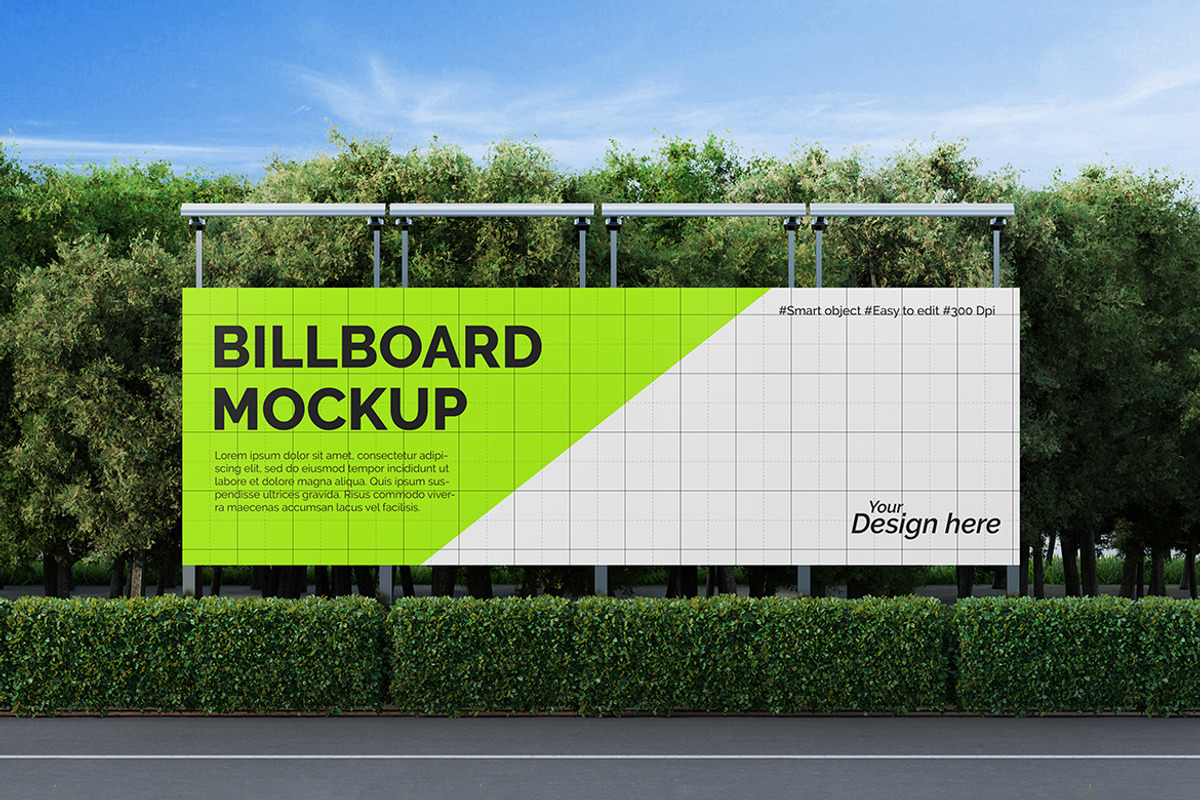 Street Billboard Mockup, an Advertising Mockup by Artlogs (Photo 4 of 5)