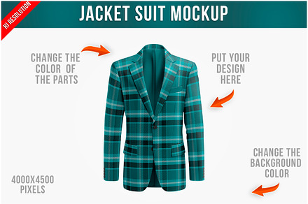 Jacket Suit Mockup PSD, a Hoody Mockup by Bruno's Shop