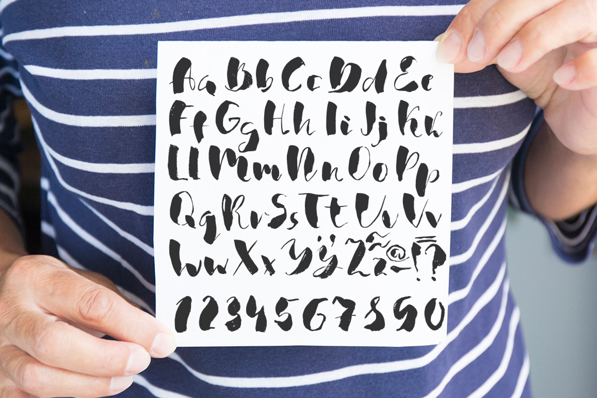 The sponge font preview 2