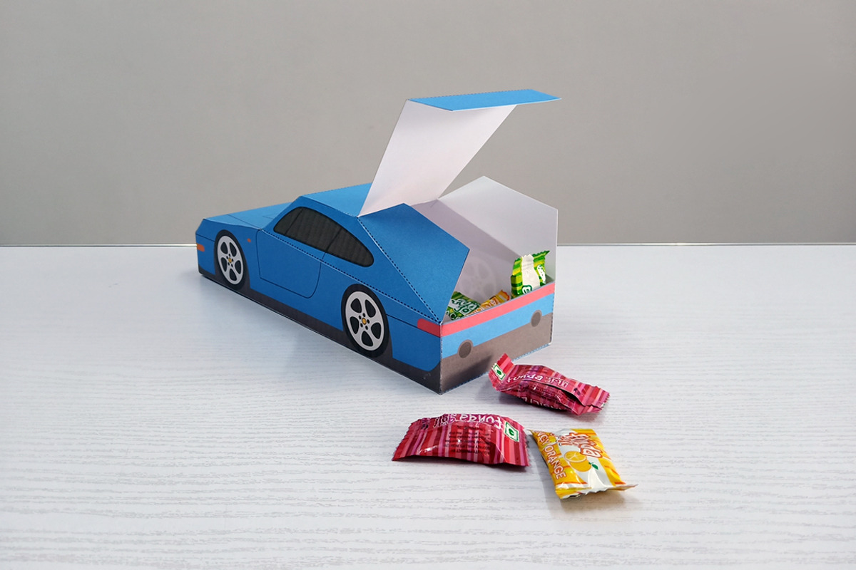 DIY Porsche favor - 3d papercraft, a Templates & Theme by PAPER amaze (Photo 9 of 10)