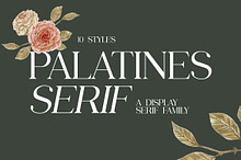 Palatines Serif Display Family Font