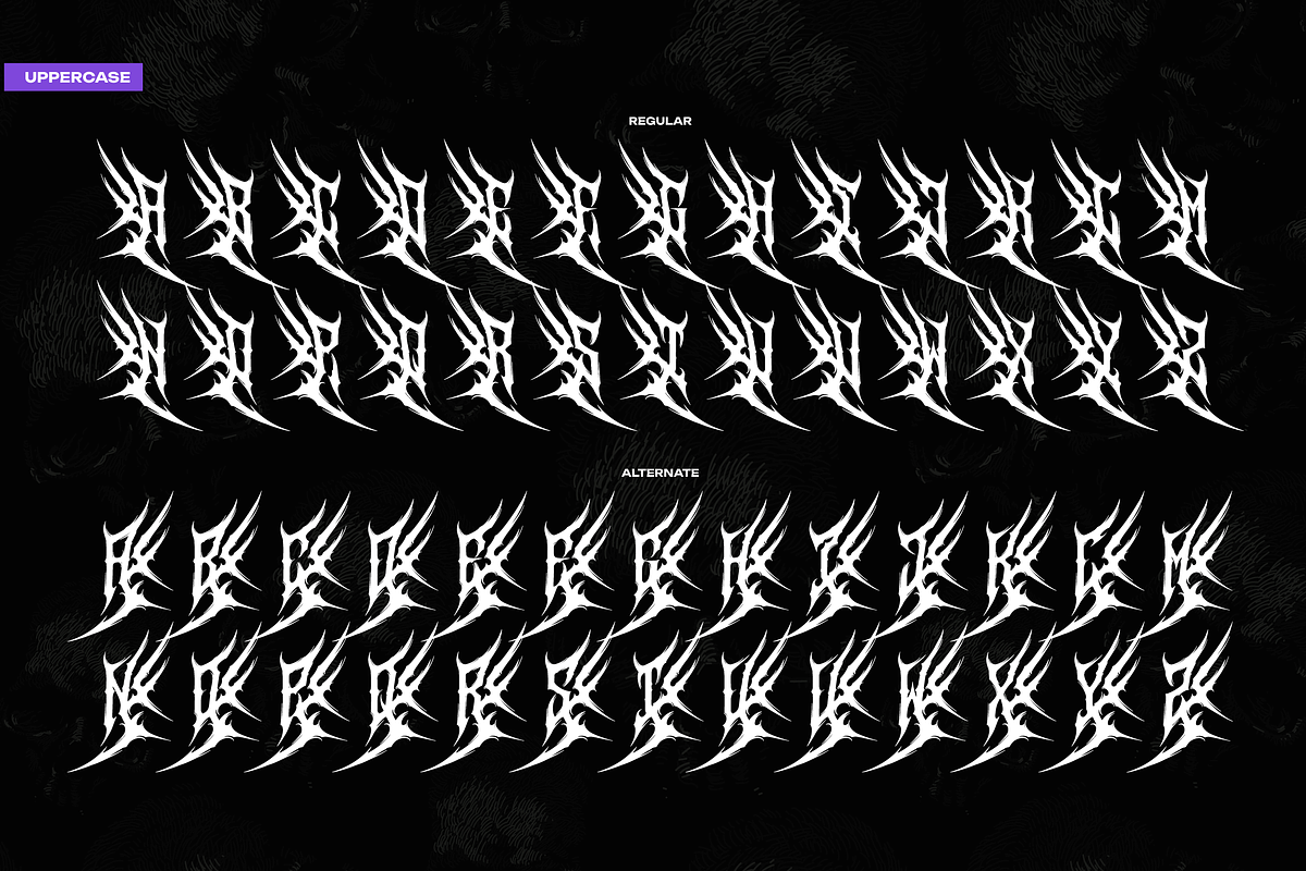 Draxien | Black Metal Font, a Blackletter Font by Denustudios (Photo 11 of 12)