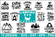 Camping SVG Bundle, an Illustration by Designvipe (Thumbnail 1 of 5)
