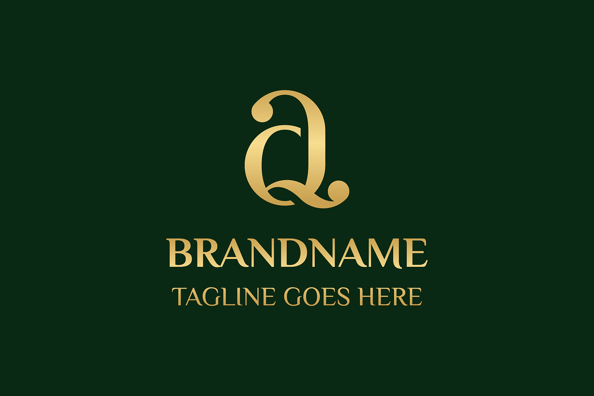 Letters AQ Monogram Luxury Logo, a Branding & Logo Template by Pray Art Design Studio (Photo 1 of 2)