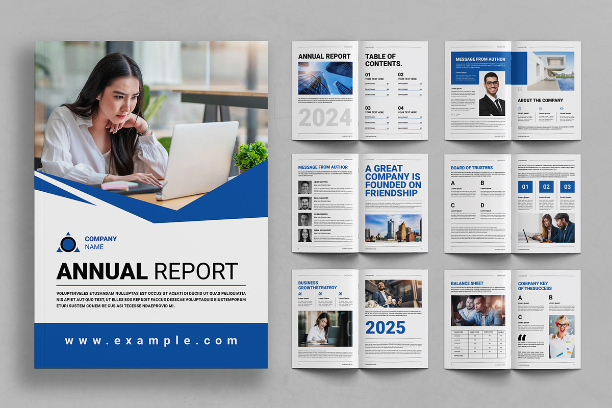 Annual Report, a Brochure Template by ContestDesign (Photo 1 of 3)