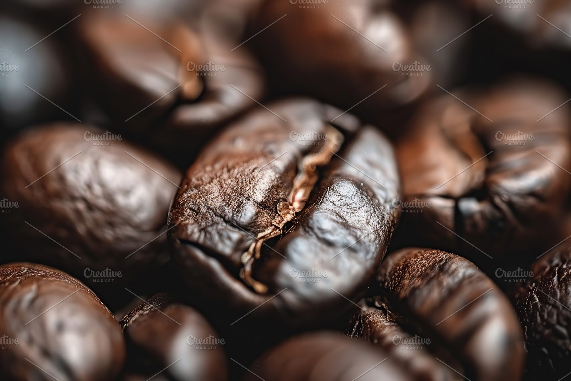Background of coffee beans, a Food & Drink Photo by AlyaAnd